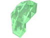 Набор LEGO Brick Special Facet 3 x 3 x 2 Top, Прозрачный зеленый