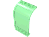 Набор LEGO Panel 3 x 4 x 6 Curved Top, Прозрачный зеленый