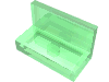 Набор LEGO Panel 1 x 2 x 1 [Square Corners], Прозрачный зеленый