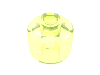 Набор LEGO Minifig Head Plain [Hollow Stud], Прозрачный ярко-зеленый
