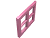 Набор LEGO Window 2 x 4 x 3 Pane, Medium Dark Pink