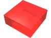 Набор LEGO Tile 1 x 1 [Undetermined Type], Прозрачный красный