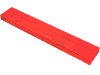 Набор LEGO Tile 1 x 6 with Groove, Прозрачный красный