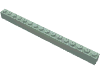 Набор LEGO Brick 1 x 16, Sand Green