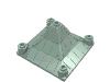 Набор LEGO Roof Piece 6 x 6 x 3 Peaked, Sand Green