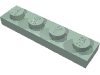 Набор LEGO Plate 1 x 4, Sand Green