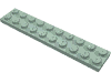 Набор LEGO Plate 2 x 10, Sand Green
