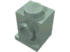 Набор LEGO Brick Special 1 x 1 with Headlight and No Slot, Sand Green