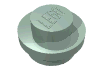 Набор LEGO Plate Round 1 x 1 with Solid Stud, Sand Green