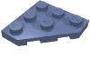 Набор LEGO Wedge Plate 3 x 3 Cut Corner, Sand Blue