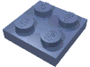 Набор LEGO Plate 2 x 2, Sand Blue