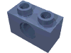 Набор LEGO Technic Brick 1 x 2 [1 Hole], Sand Blue