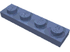 Набор LEGO Plate 1 x 4, Sand Blue