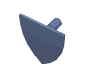 Набор LEGO Minifig Shield - Triangular, Sand Blue