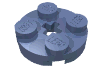 Набор LEGO Plate Round 2 x 2 with Axle Hole Type 1 (+ Opening), Sand Blue