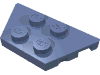 Набор LEGO Wedge Plate 2 x 4, Sand Blue