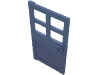 Набор LEGO Door 1 x 4 x 6 with 4 Panes and Stud Handle, Sand Blue