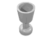 Набор LEGO Minifig Goblet, Chrome Silver