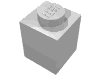 Набор LEGO Brick 1 x 1, Chrome Silver