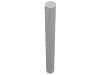 Набор LEGO Bar 4L (Lightsaber Blade / Wand), Chrome Silver