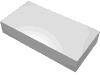 Набор LEGO Tile 1 x 2 with Groove, Chrome Silver