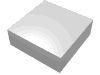 Набор LEGO Tile 1 x 1 with Groove, Chrome Silver