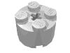 Набор LEGO Brick Round 2 x 2, Chrome Silver