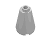 Набор LEGO Cone 2 x 2 x 2 [Completely Open Stud], Chrome Silver