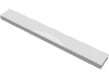 Набор LEGO Tile 1 x 8 with Groove, Chrome Silver