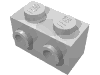 Набор LEGO Brick Special 1 x 2 with Studs on 2 Sides, Chrome Silver