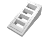 Набор LEGO Slope 18В° 2 x 1 x 2/3 with 4 Slots, Chrome Silver