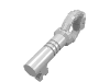 Набор LEGO Minifig Key, Chrome Silver