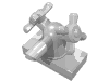 Набор LEGO Tap 1 x 2 with Dual Handles, Chrome Silver