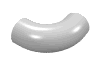 Набор LEGO Brick, Round 1 x 1 x 1 2/3, Chrome Silver