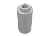 Набор LEGO Brick, Round 1 x 1 90 Degree Elbow - No Stud, Chrome Silver