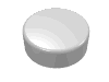 Набор LEGO Tile Round 1 x 1, Chrome Silver