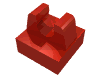 Набор LEGO Tile Special 1 x 1 with Clip with Rounded Tips, Красный