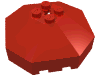 Набор LEGO Windscreen 6 x 6 Octagonal Canopy with Axle hole, Красный