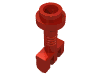 Набор LEGO Hinge Bar with 3 Fingers and End Stud (Control Lever), Красный
