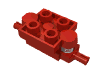 Набор LEGO Vehicle, Sprung Wheels Holder 2 x 2, Красный