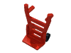 Minifig Hand Truck with Black Wheels [Complete Assembly]