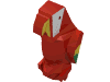 Набор LEGO Bird - Parrot Coloured Feathers Print, Красный