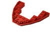 Набор LEGO Boat Bow Brick 8 x 10 x 1, Красный