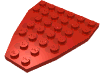 Набор LEGO Boat Bow Plate 7 x 6 without Stud Notches, Красный