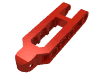 Набор LEGO Technic Steering Arm 6.5 x 2 with Towball Socket Squared, Un-Chamfered, Красный