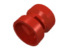 Набор LEGO Wheel 8 x 9 with Hole Notched for Wheels Holder Pin, Красный