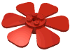 Набор LEGO Propeller 6 Blade Fan 8 x 8, Красный