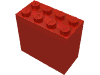 Набор LEGO Brick 2 x 4 x 3, Красный