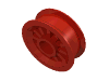 Набор LEGO Wheel Spoked 2 x 2 with Pin Hole, Красный