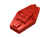 Набор LEGO Sarcophagus 2 x 4 x 6 Lid with Mummy Relief Plain, Красный